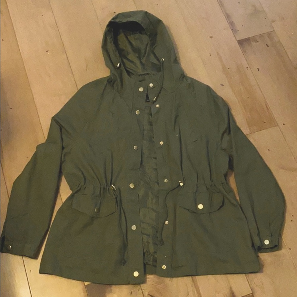 Miss London Olive Utility Jacket